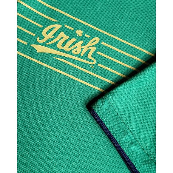 NWT Under Armour Men's Notre Dame Fighting Irish Shamrock Chest Stripe Polo SM - Picture 6 of 6